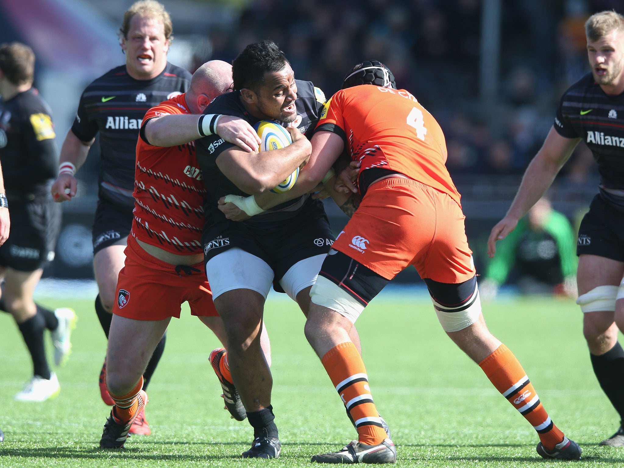 Saracens Number 8 Billy Vunipola