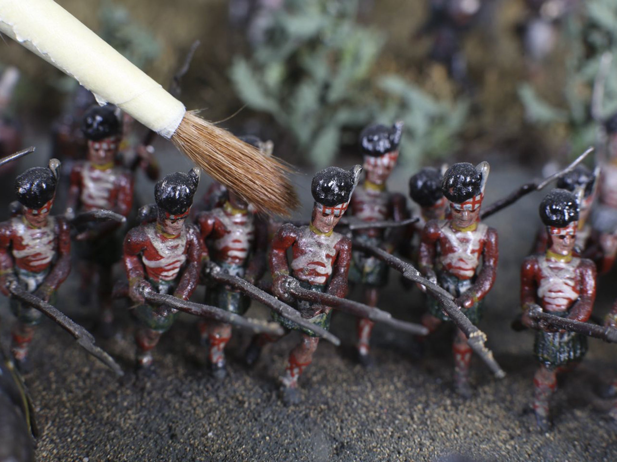 Toy soldiers: models created by William Siborne