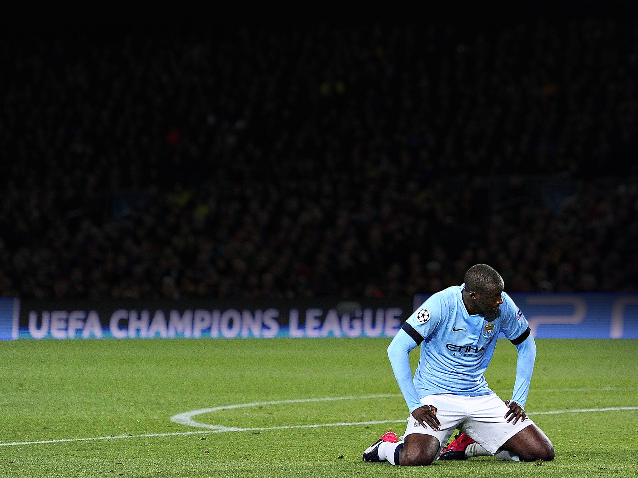 Manchester City midfielder Yaya Toure