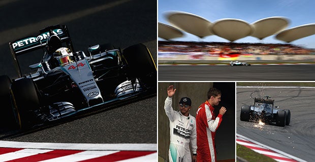 Lewis Hamilton at the Chinese Grand Prix