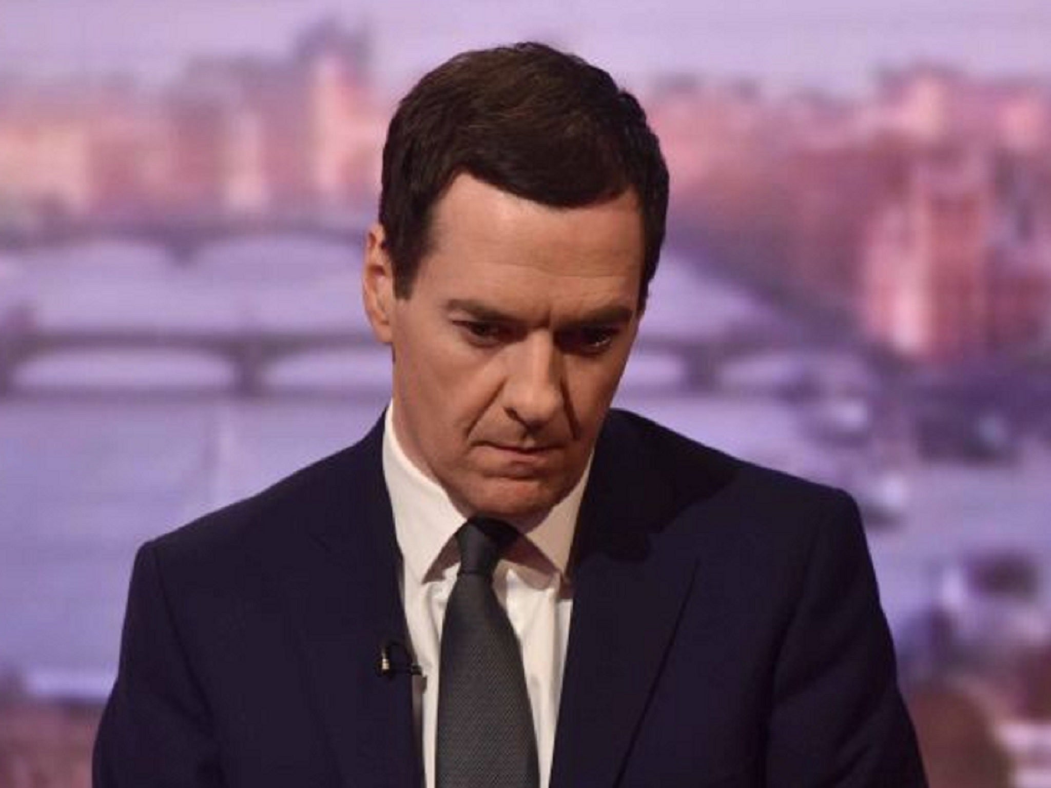 George Osborne avoided directly answering the question as to where £8bn for the NHS would come from on the Andrew Marr Show