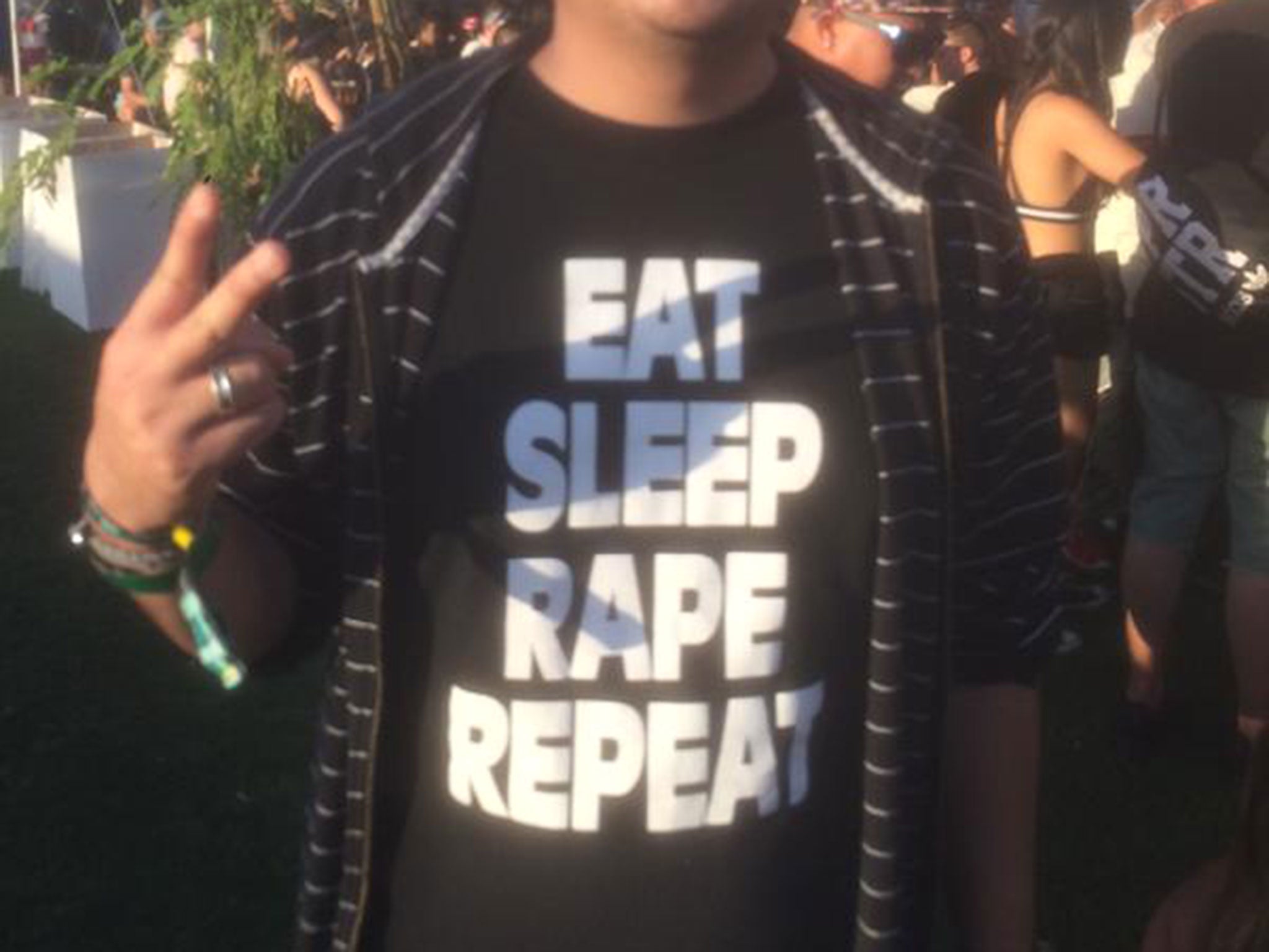 Jemayel Khawaja spotted the man at Coachella 2015