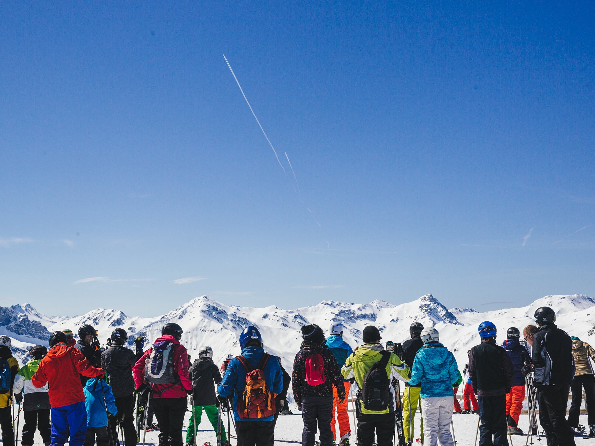 A view from the party-venue filled mountain tops