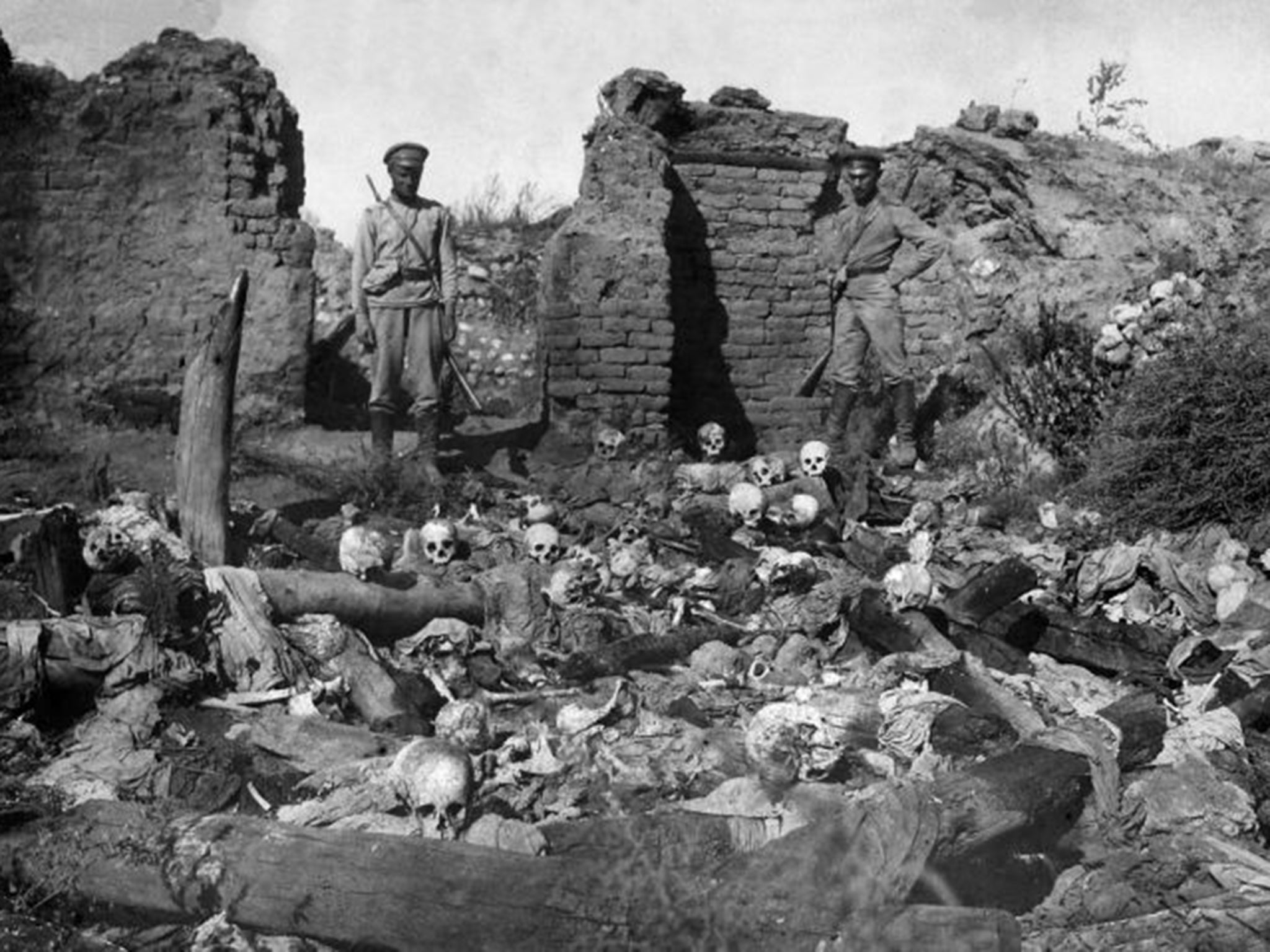 Armenians say up to 1.5 million of their forebears were killed in a 1915-16 genocide by Turkey's former Ottoman Empire; Turkey has the figure at 500,000 (AFP/Getty)