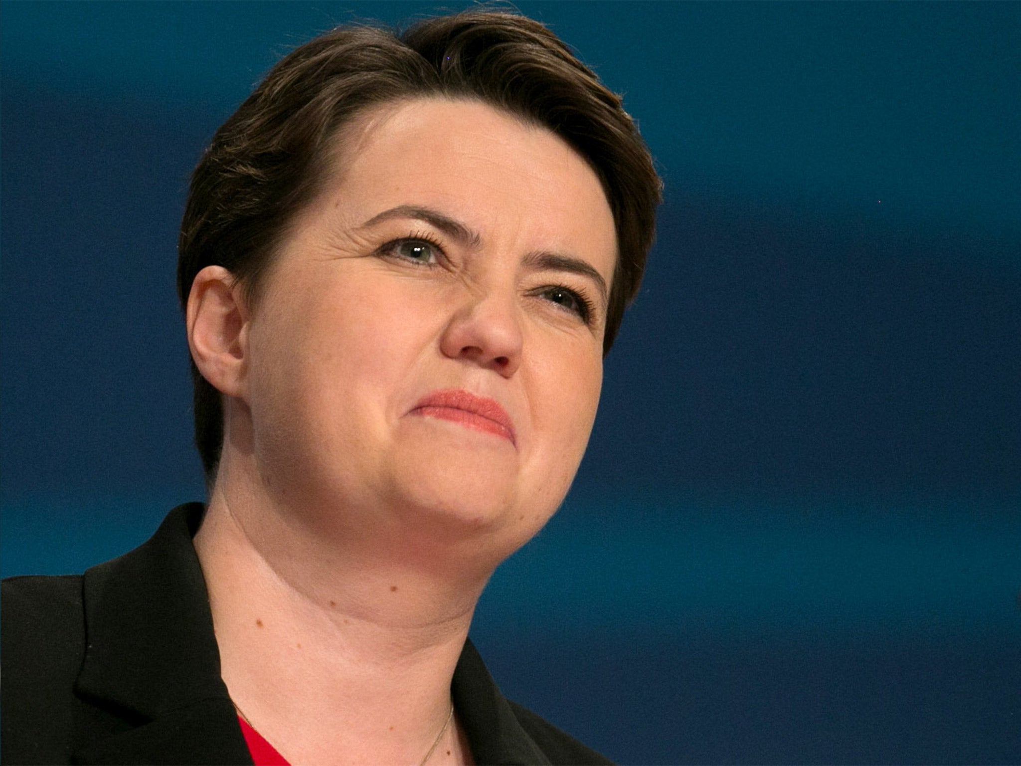 Ruth Davidson has said that the Scottish Tories would take on the “lazy, complacent central belt establishment” of Labour and the SNP (Getty)