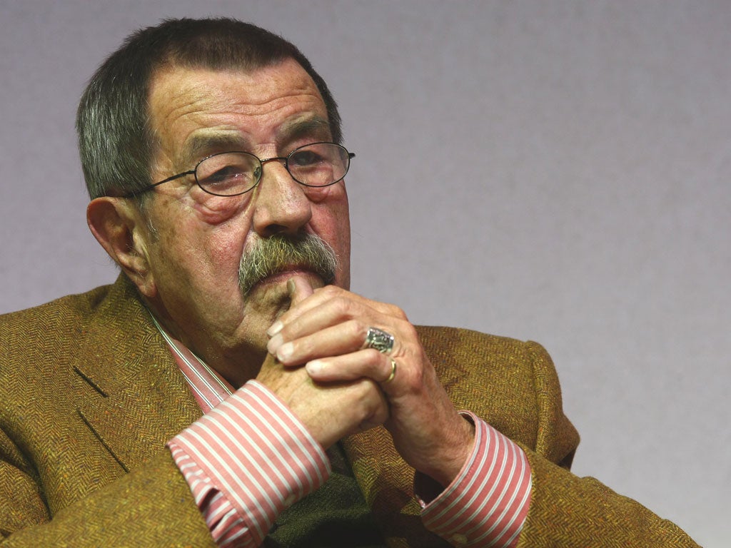 Günter Grass was praised by John Irving as his ‘hero and moral compass’ (Getty)