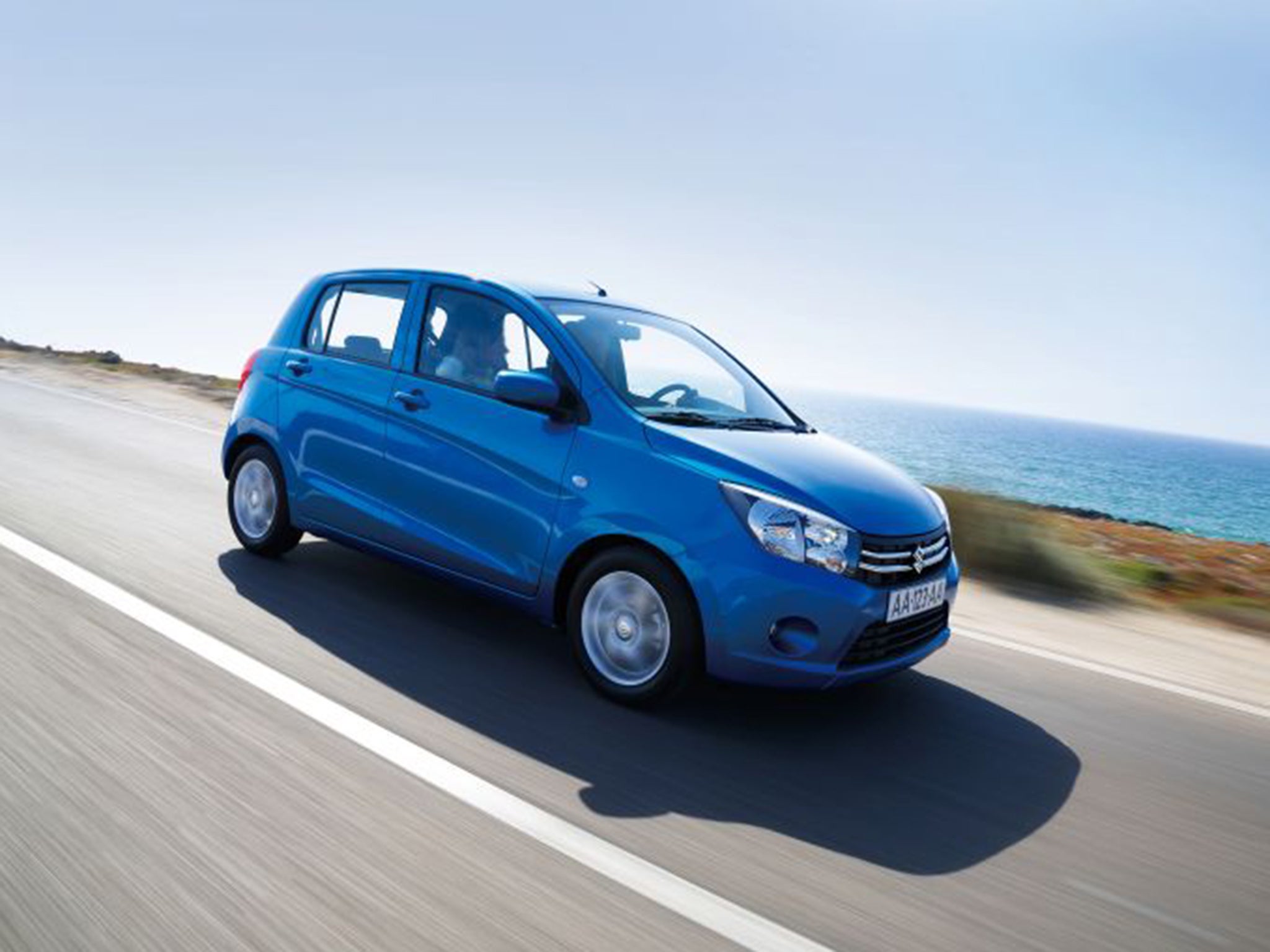 The Suzuki Celerio has a top speed of 96mph