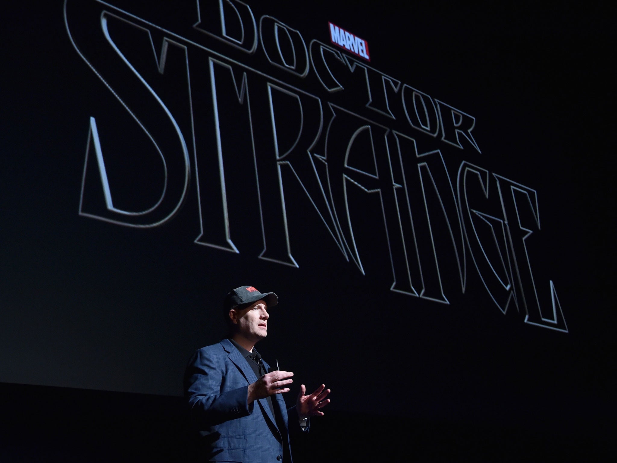 Kevin Feige first announcing Doctor Strange at a Marvel fan event