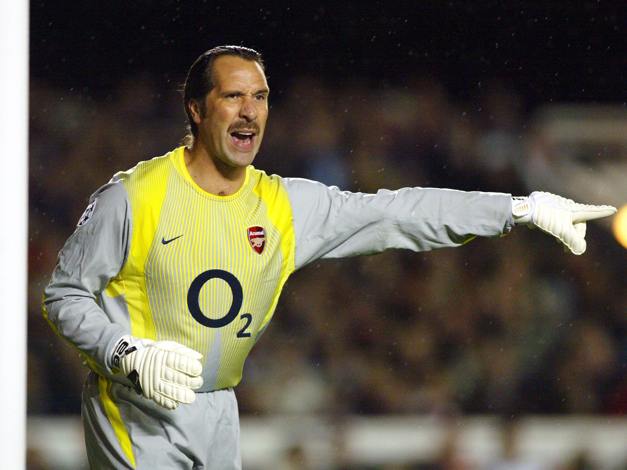 Seaman left Arsenal in 2003