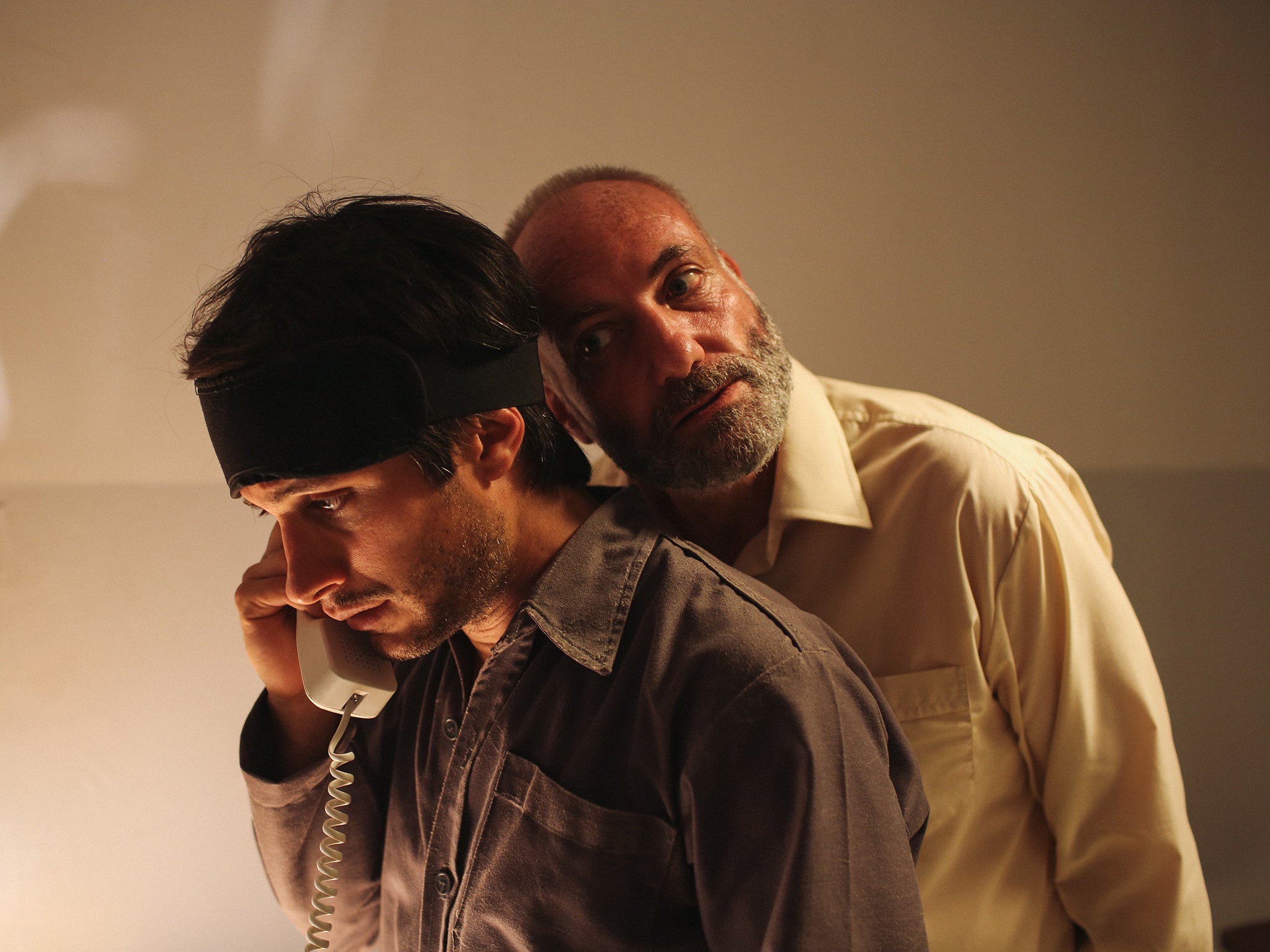 Daunting: Gael Garcia Bernal and Kim Bodnia in ‘Rosewater’