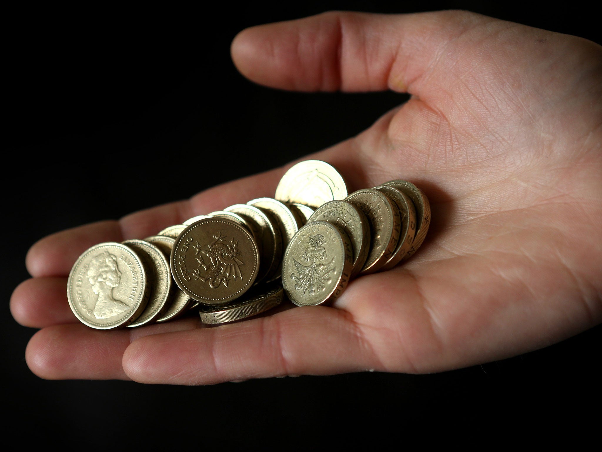 Pound coins