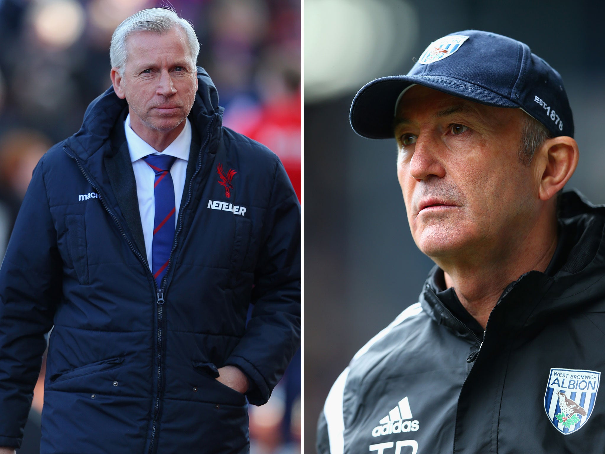 Alan Pardew vs Tony Pulis