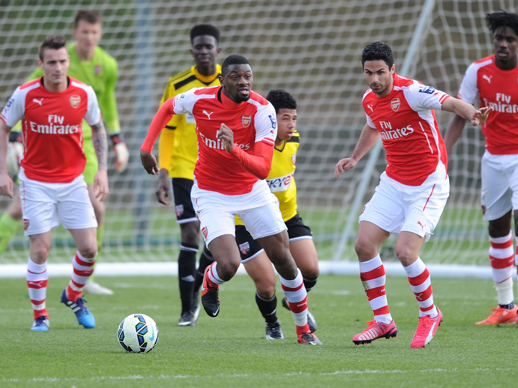 Arteta has also featured in a training match