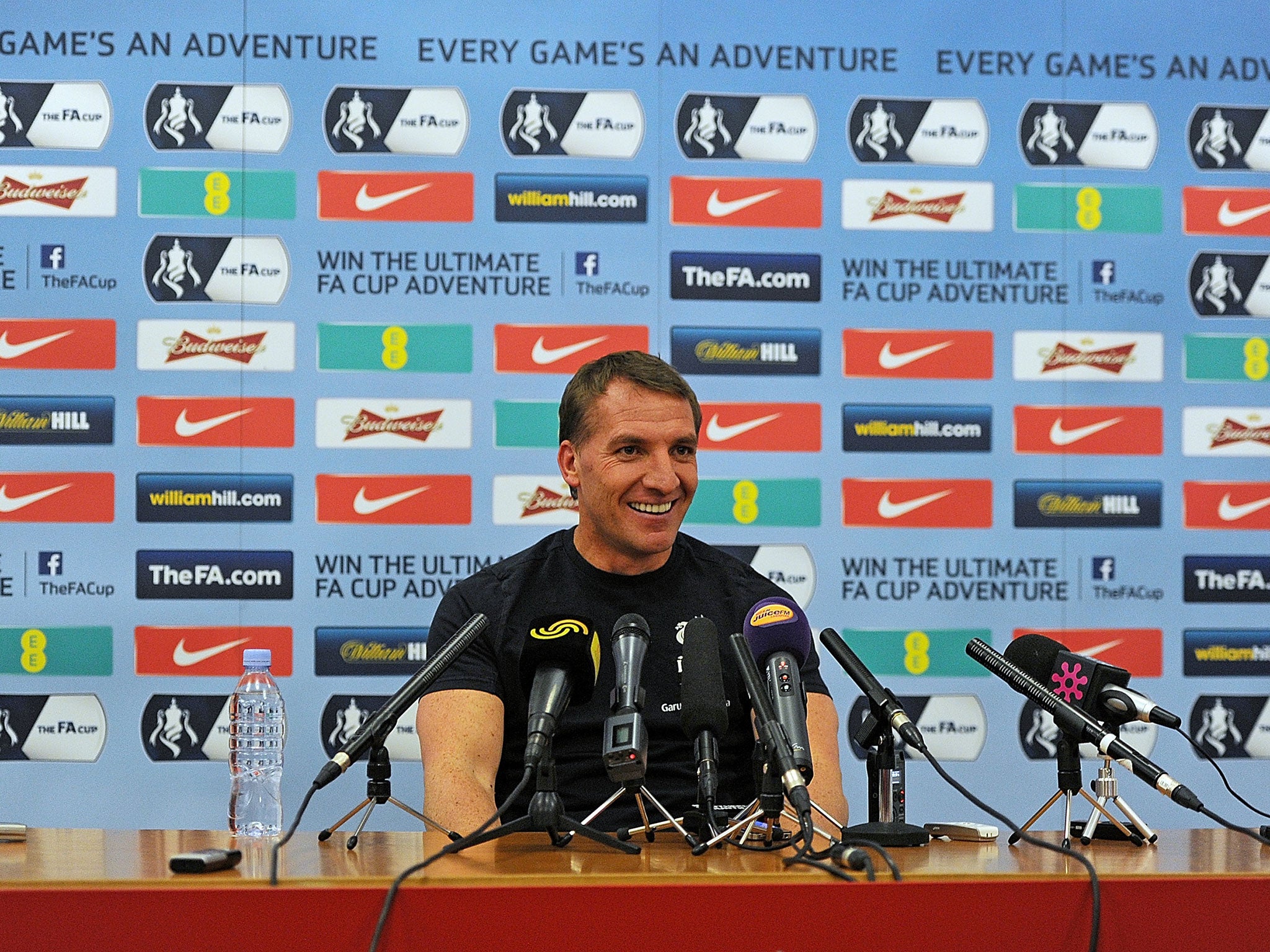 Rodgers leads Liverpool into Sunday's FA Cup semi-final against Aston Villa