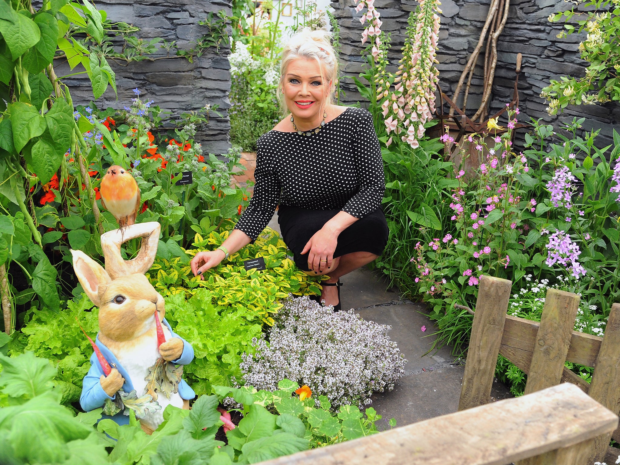 Kim Wilde began gardening in the 1990s when she moved to the countryside