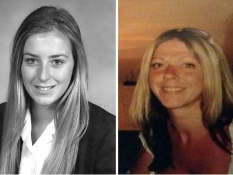 Rachelle Owen (left), who died after being hit by a train, and her mother Kay Diamond (right) who was allegedly murdered in a violent attack two months ago