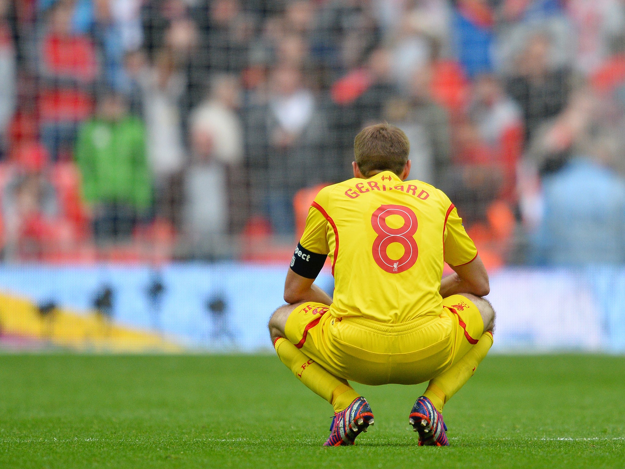 Steven Gerrard at Wembley