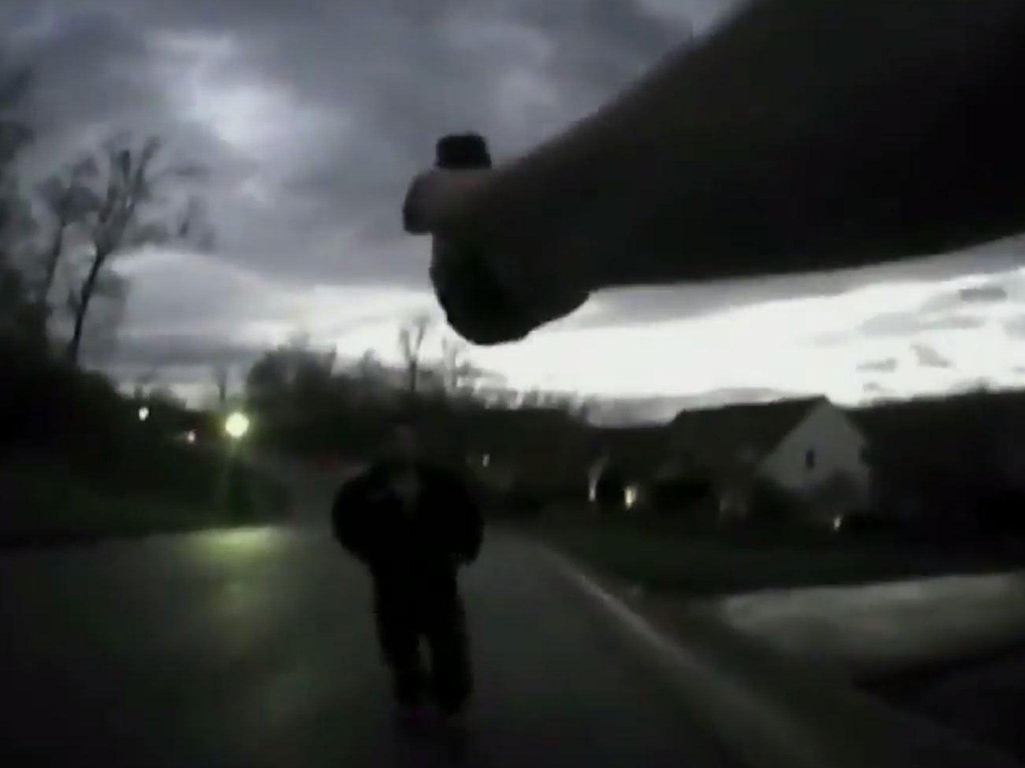 Body cam footage showed a suspect asking officer Jesse Kidder to shoot him