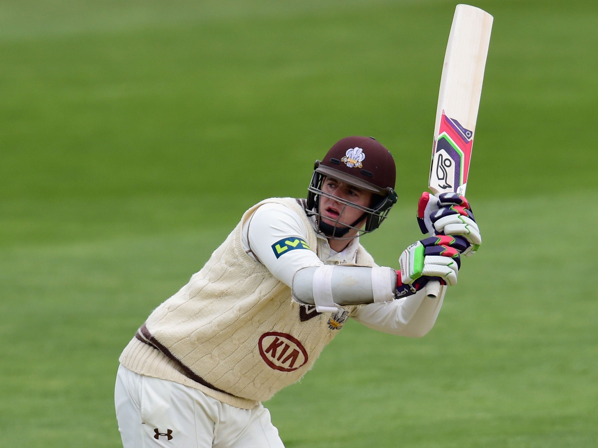 Steven Davies in action for Surrey