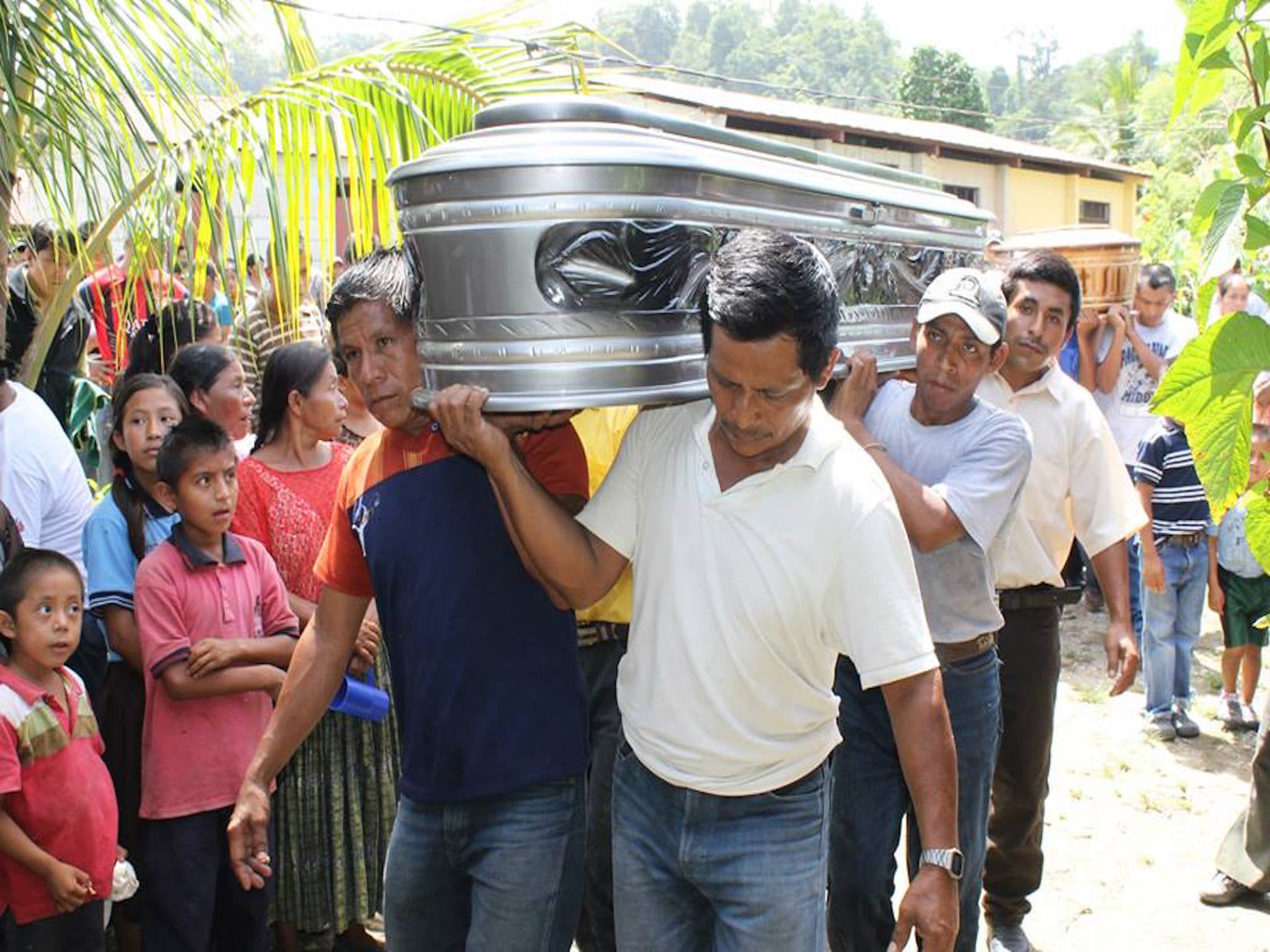 Guatemalan indigenous communities mourn the killings of three of their leaders by police