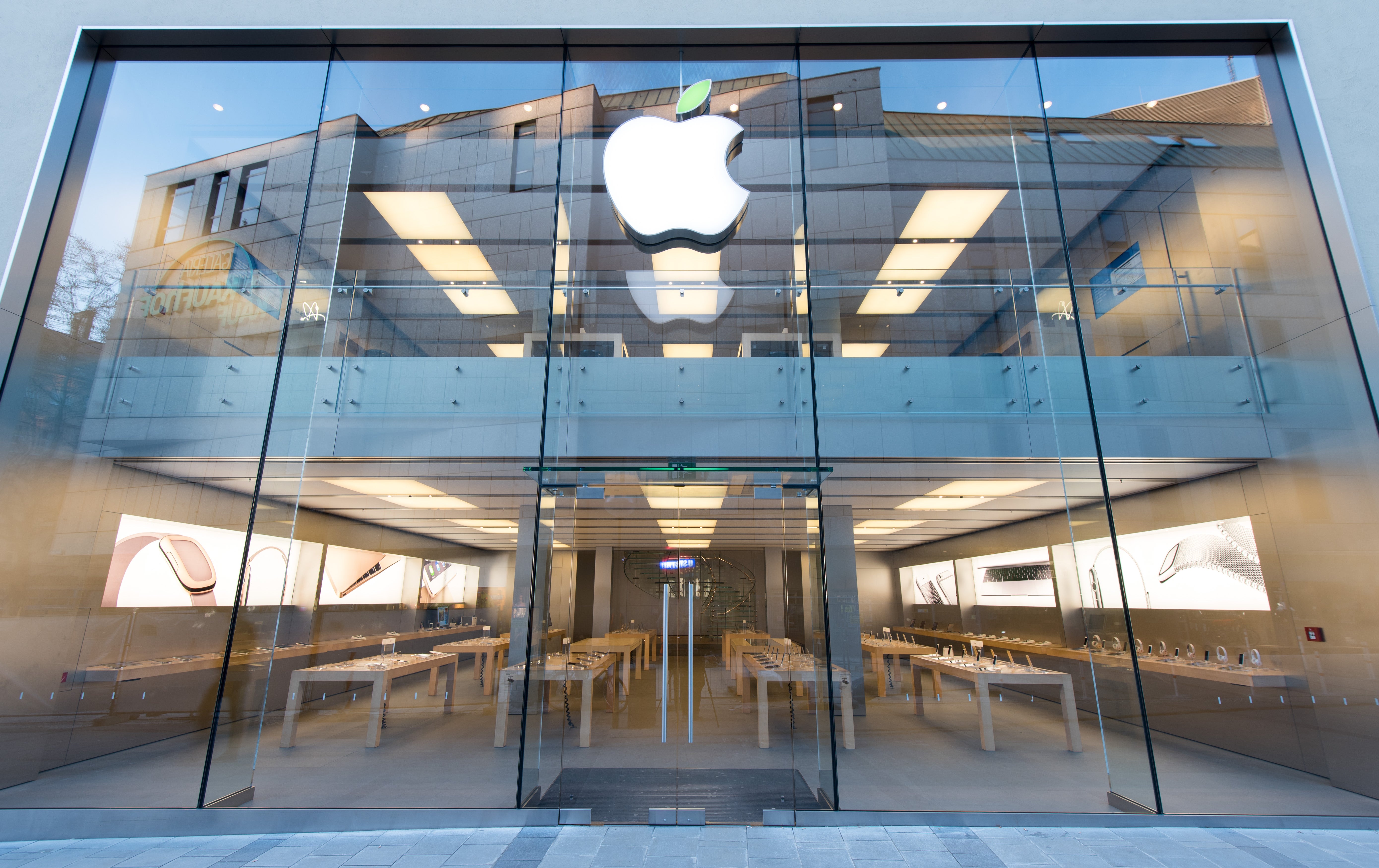 The Rosenstraße Apple Store, in Berlin