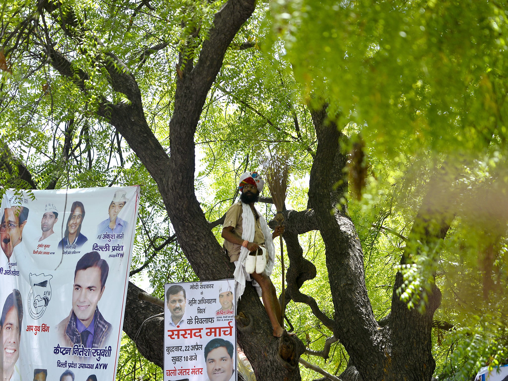 Indian farmer Gajendra Singh.