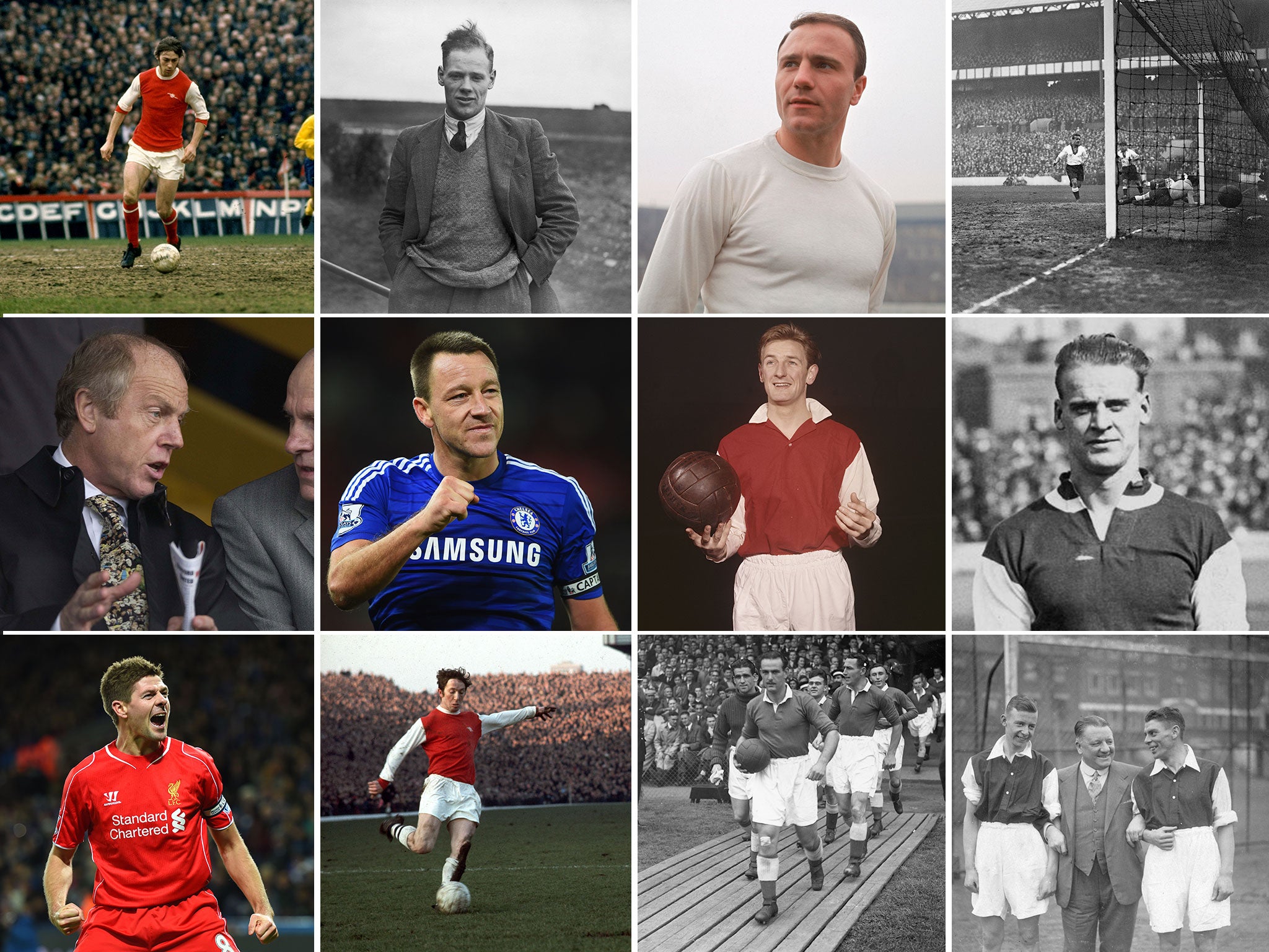 The St George's Day best XI and manager George Allison