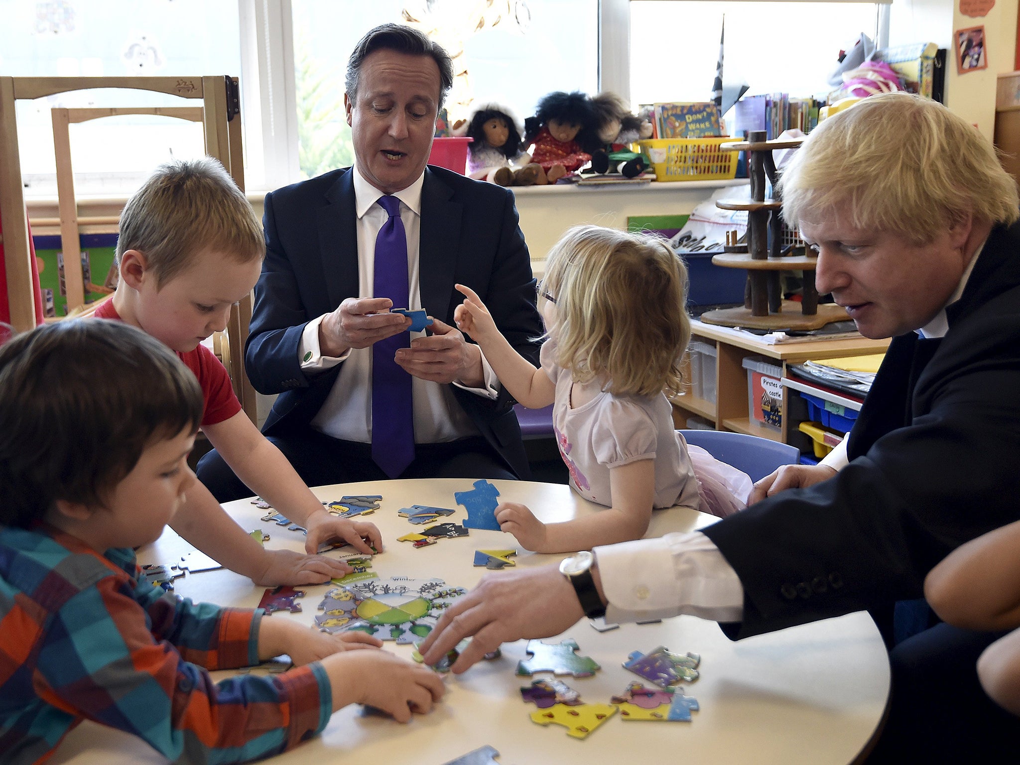 Prime Minister David Cameron and London Mayor Boris Johnson (Getty Images)