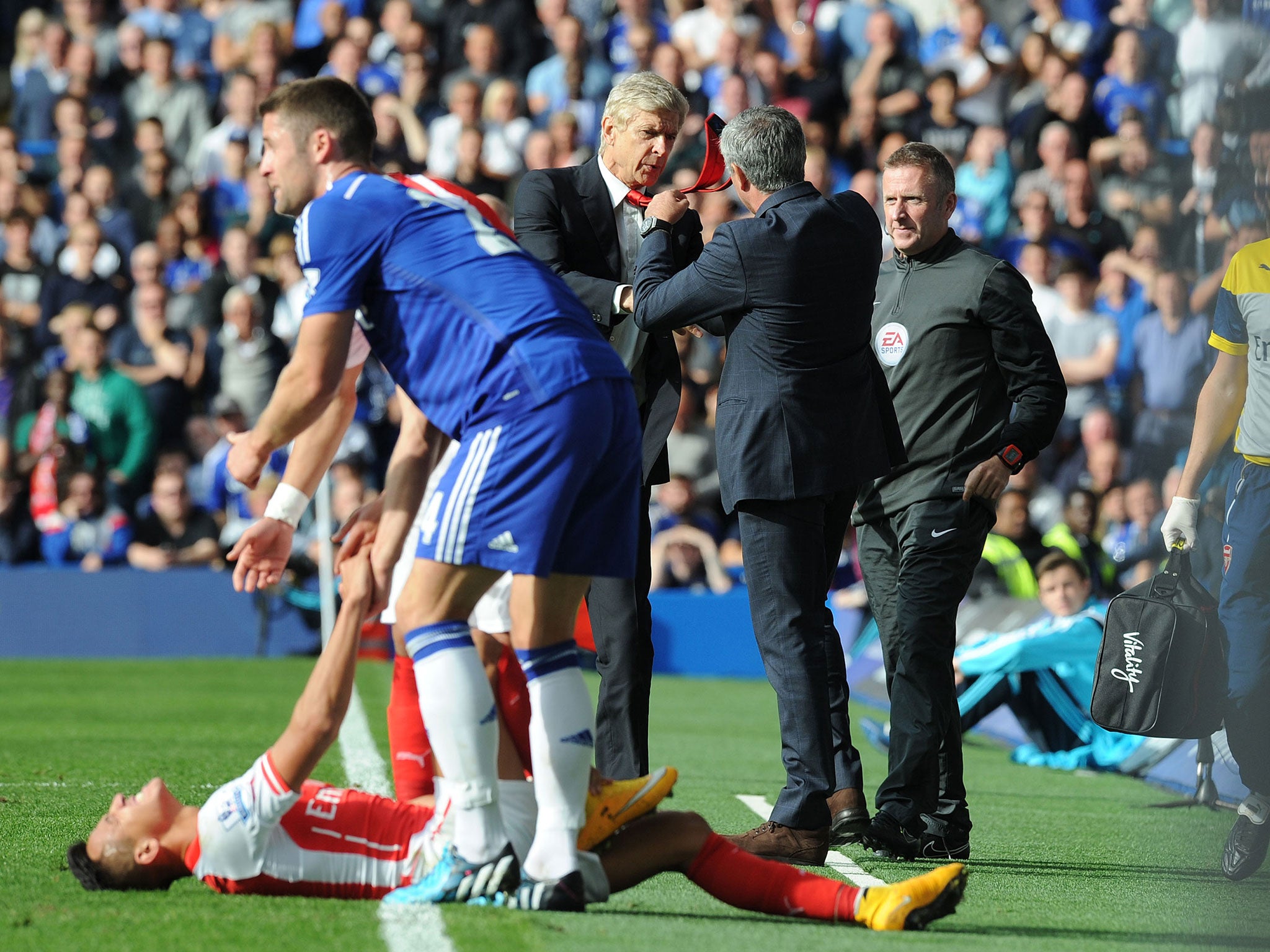 Wenger and Mourinho clashed numerous times over the years