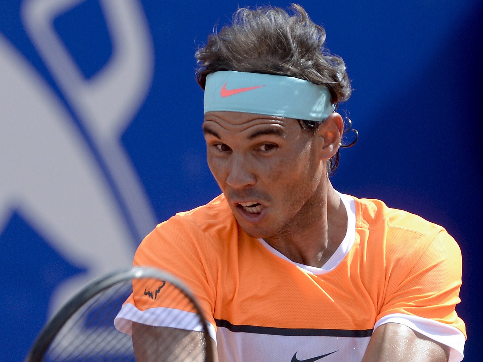 Rafael Nadal at the Barcelona Open