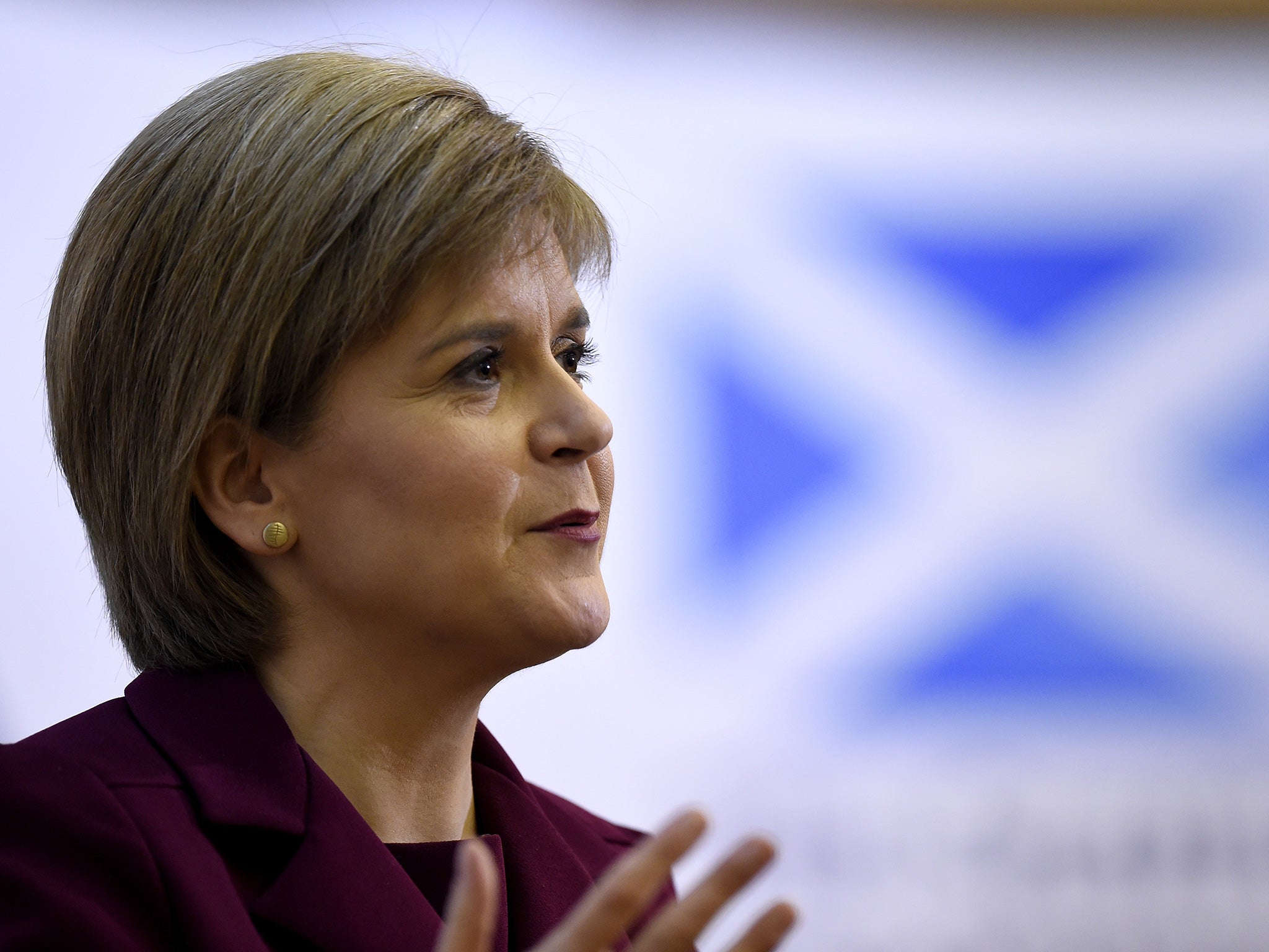 Nicola Sturgeon has attempted to portray Labour as “Tory-lite” on spending cuts