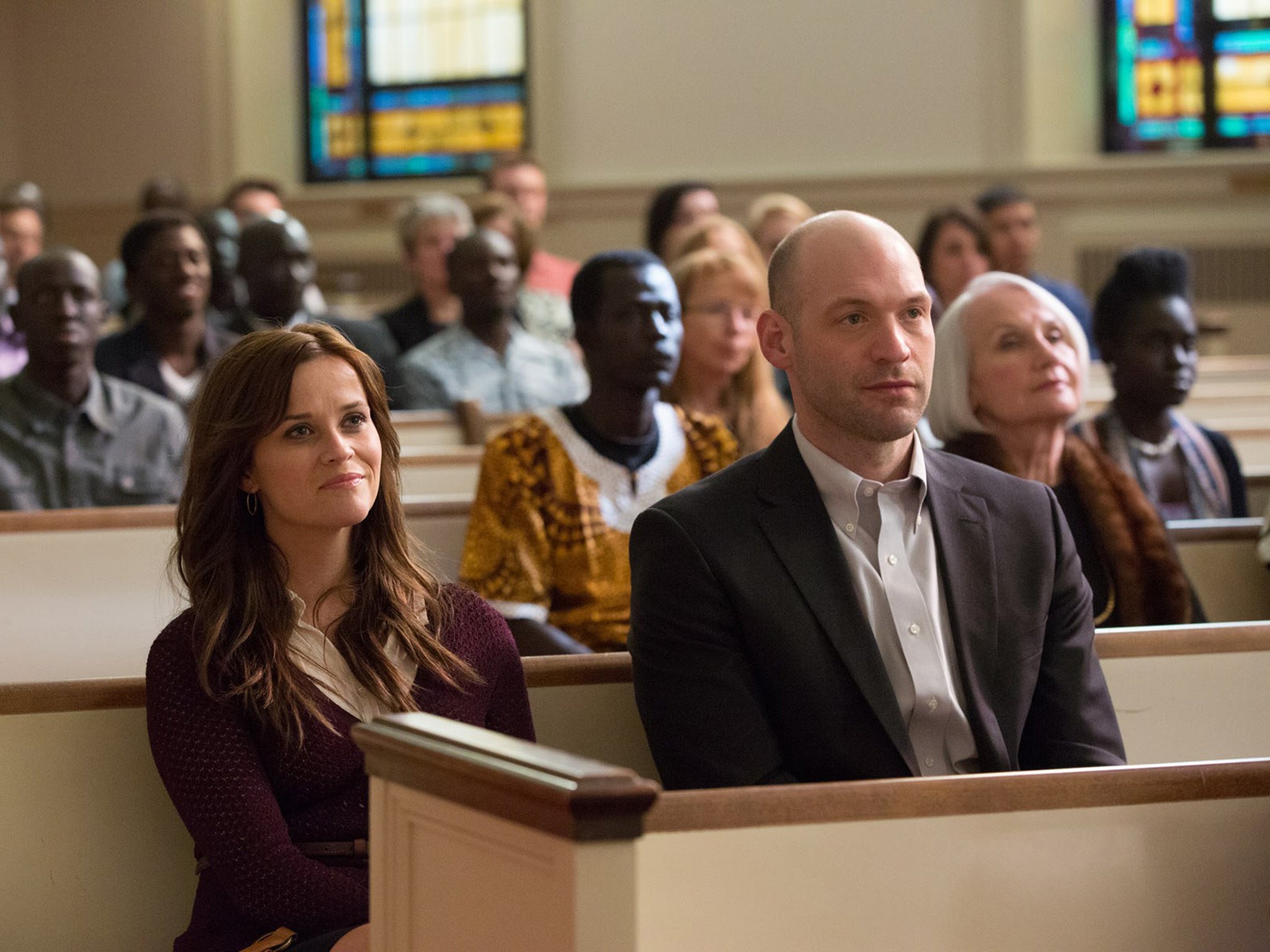 Reese Witherspoon and Corey Stoll in 'The Good Lie'