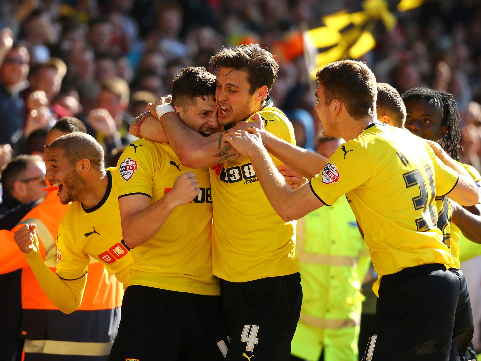 Watford currently sit top of the Championship