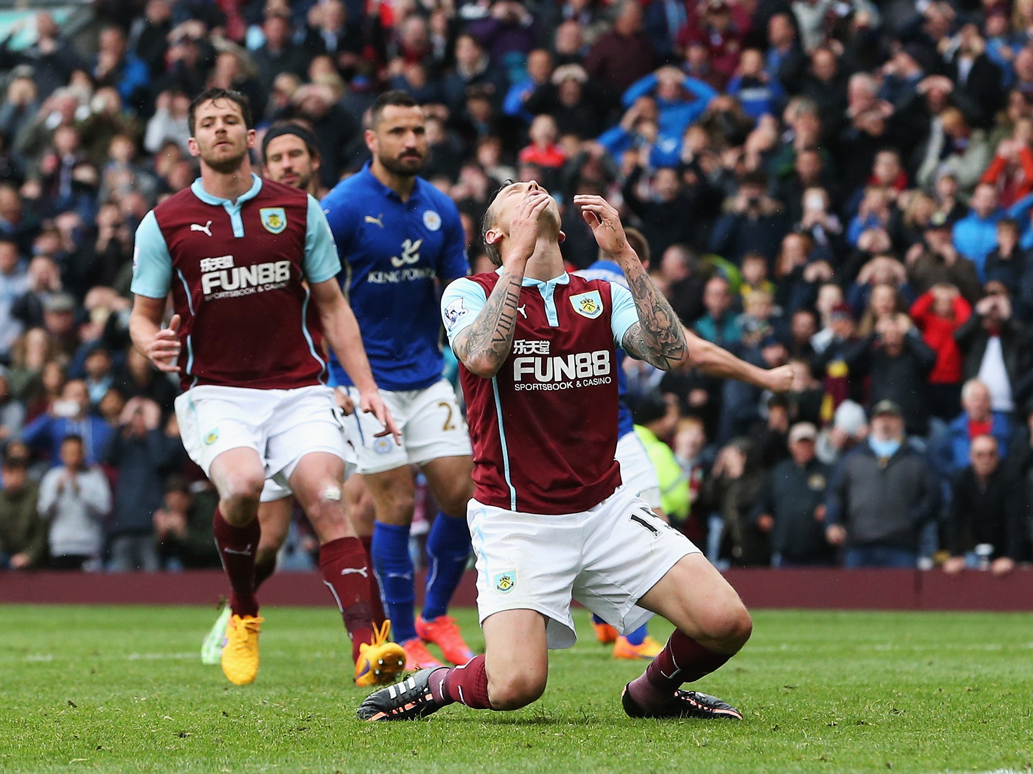 Burnley currently sit bottom of the Premier League