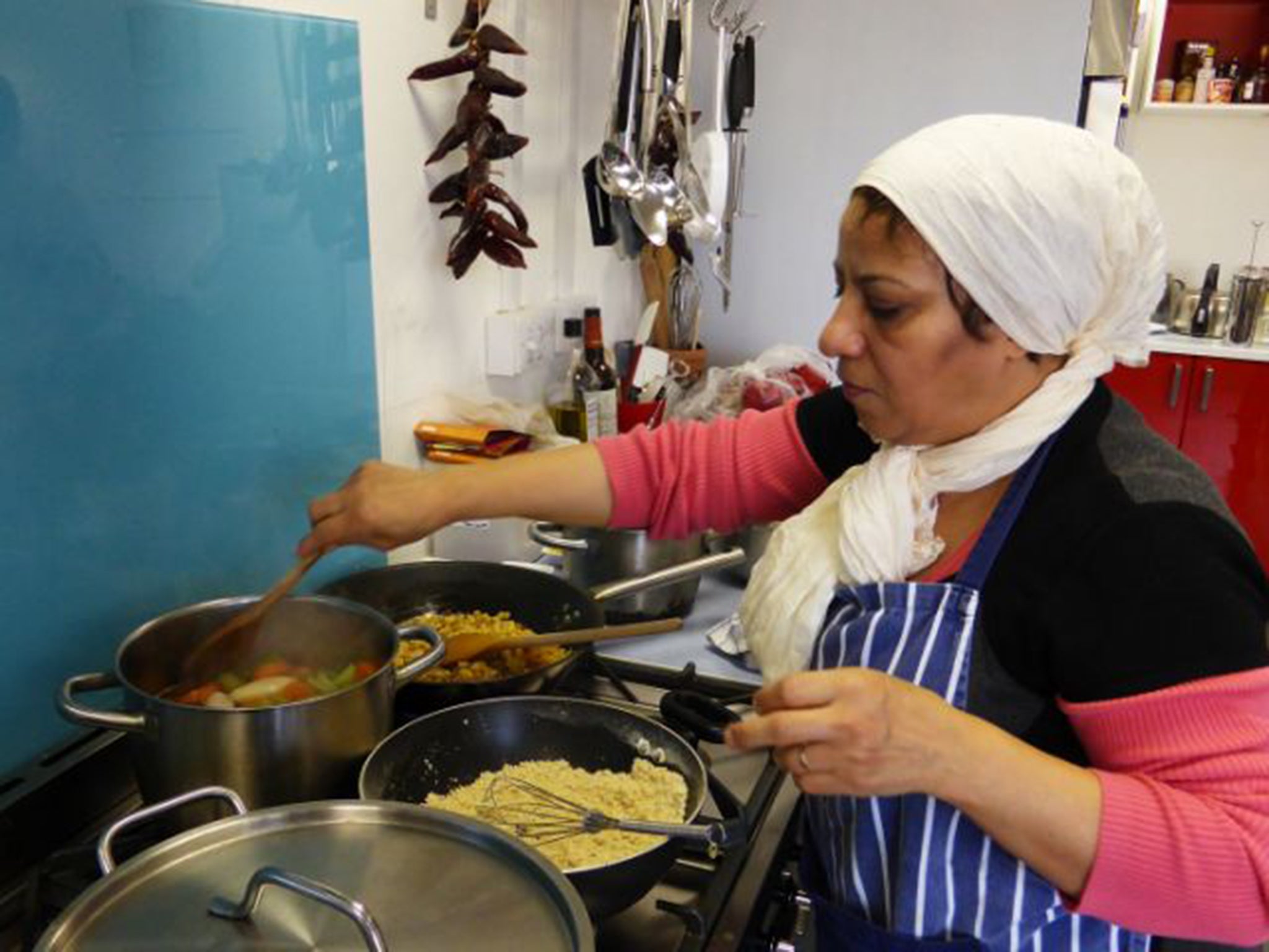 Mahin Ahwazi, who fled Iran for Britain, shares the recipe for her mofatah stew