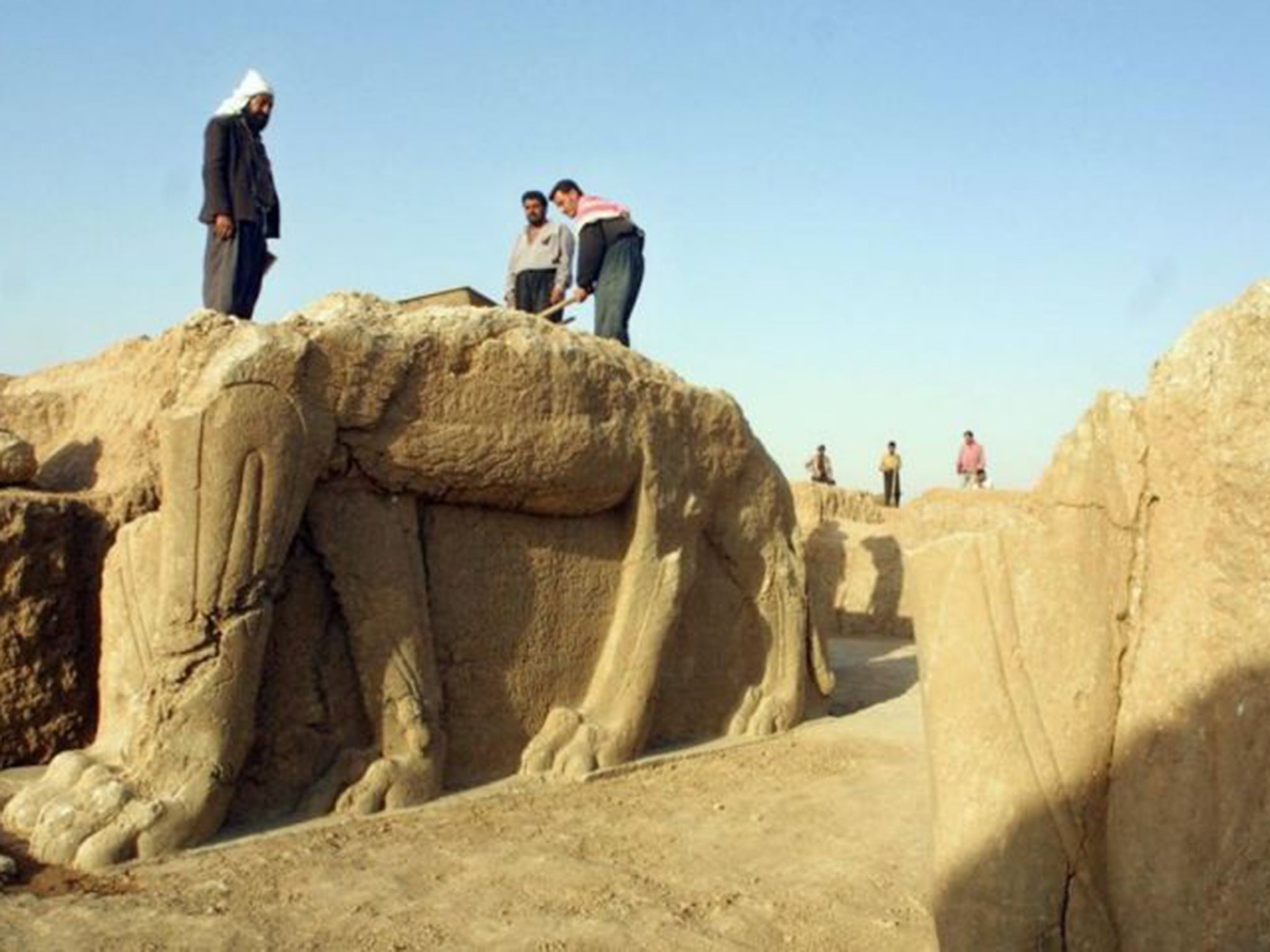 The Assyrian city of Nimrud, in Iraq