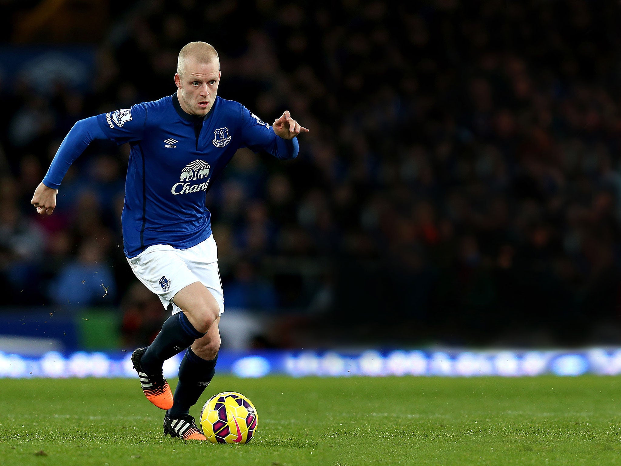 Everton forward Steven Naismith