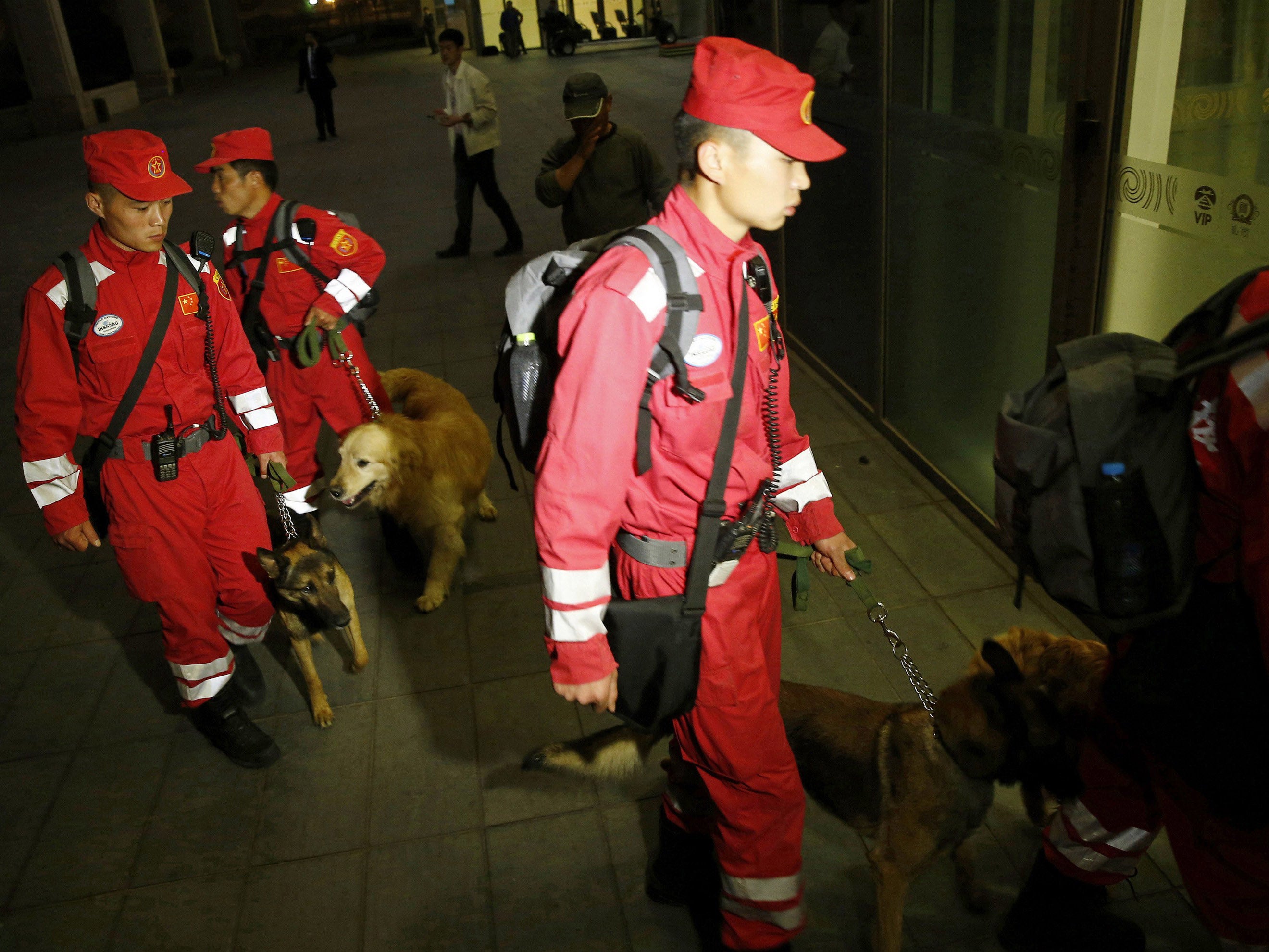 Relief teams and medical supplies have been sent to Nepal by neighbouring countries, including China and India (Getty)