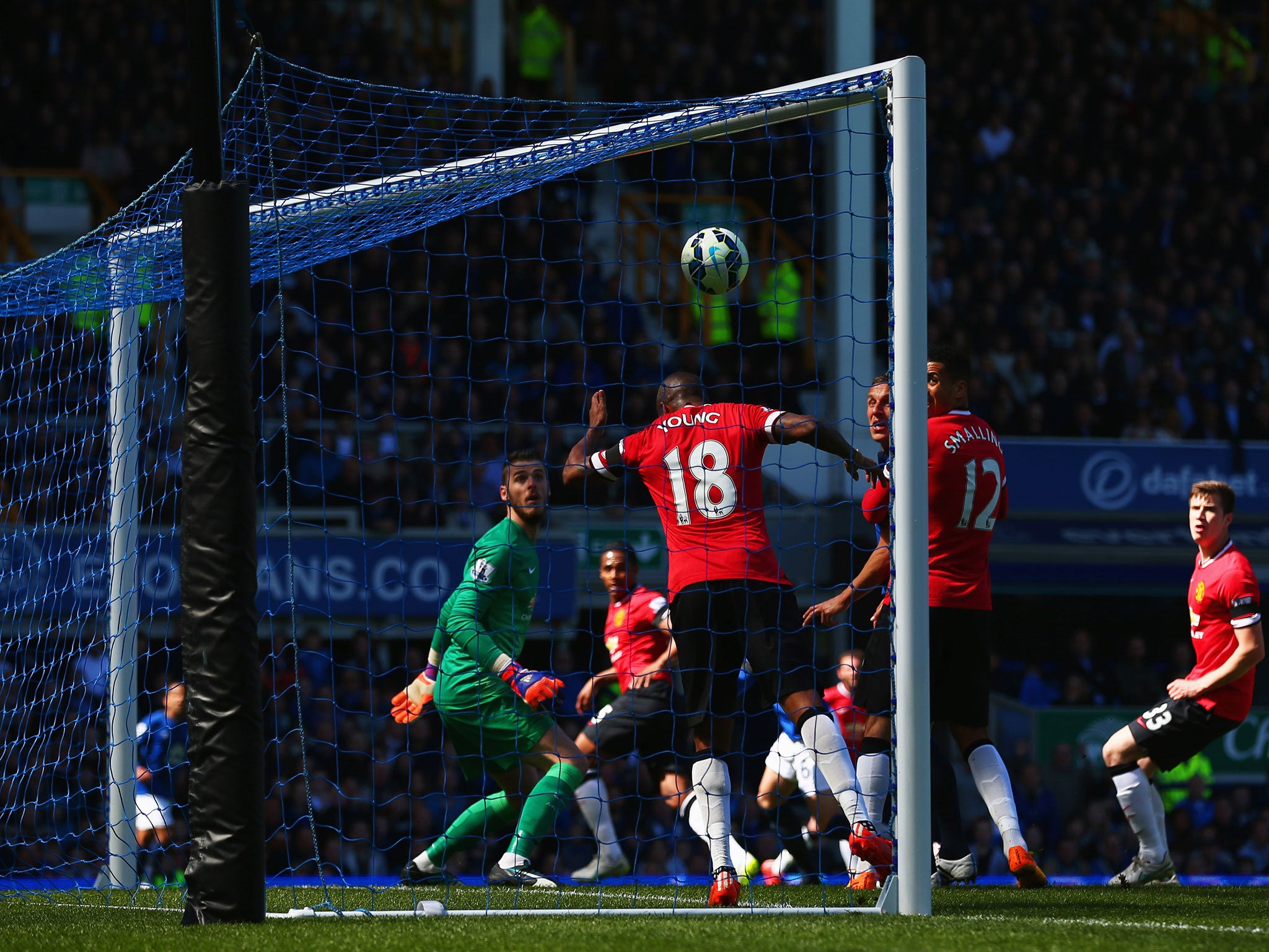 John Stones heads in for the second