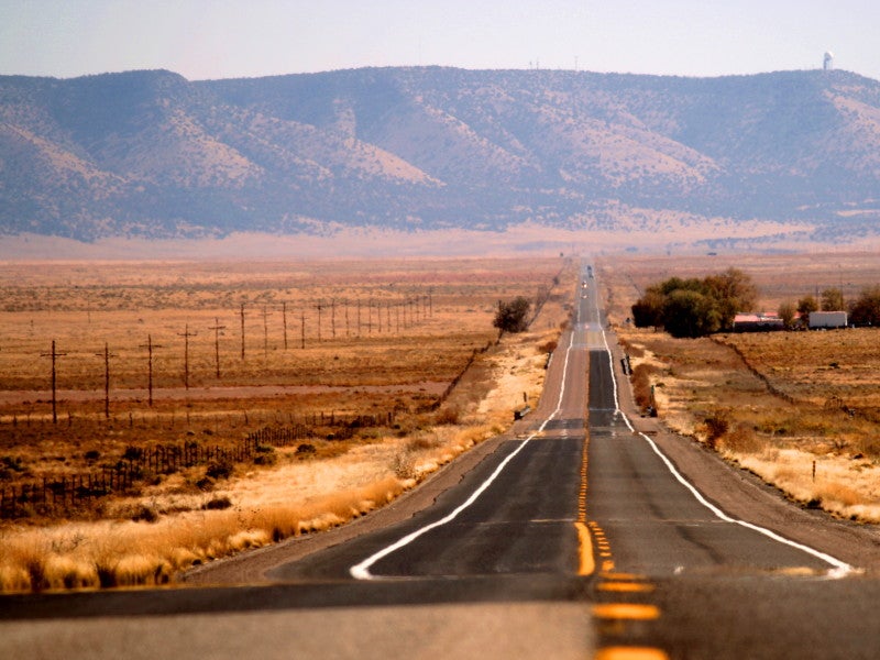 Route 66, a popular driving destination for tourists