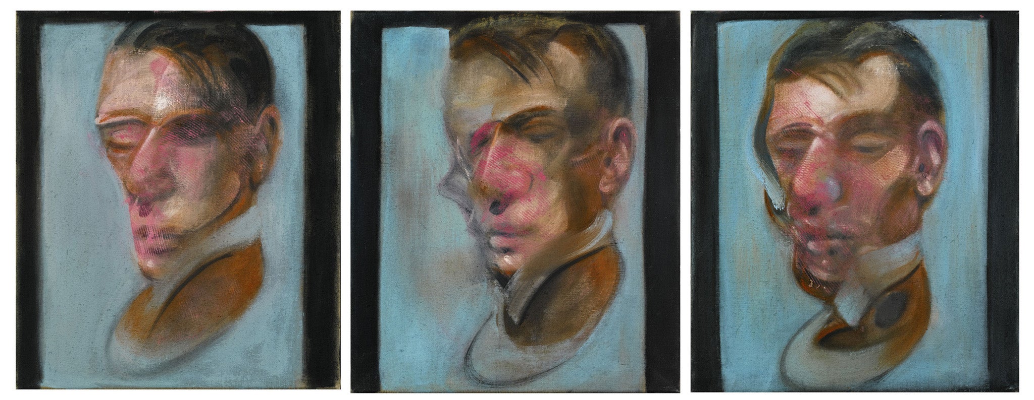 Three Studies for a Self-Portrait (1980) by Francis Bacon, which will be put on public exhibition for the first time