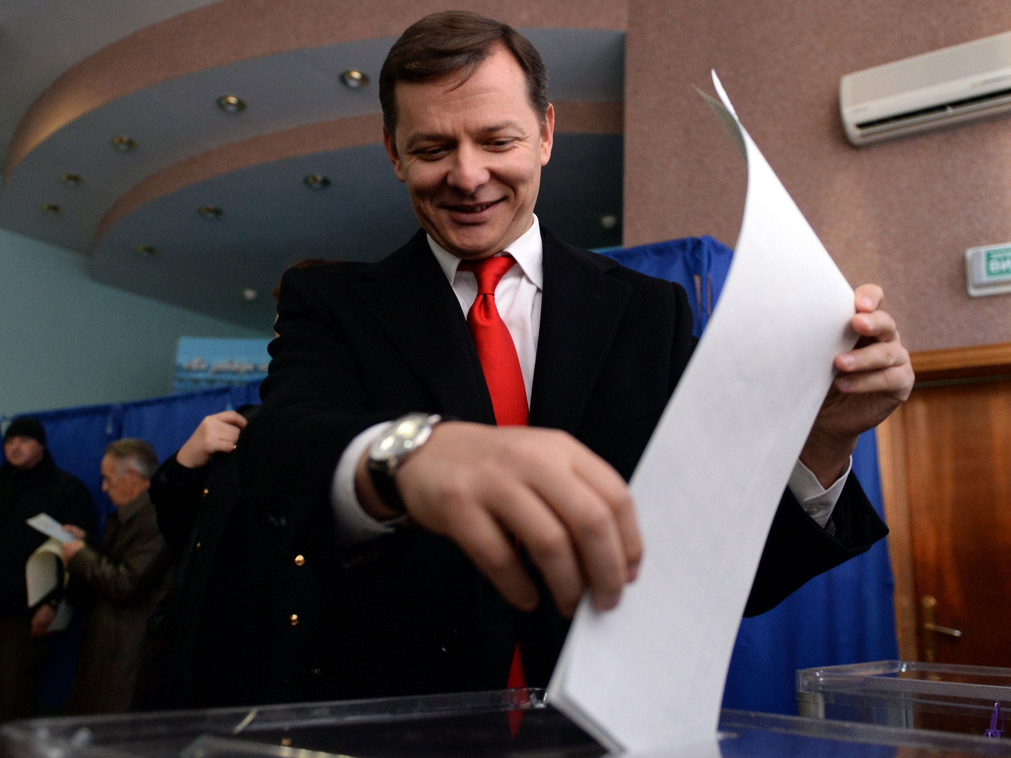 Oleh Lyashko has backed several extreme laws to crack down on separatist support in Ukraine