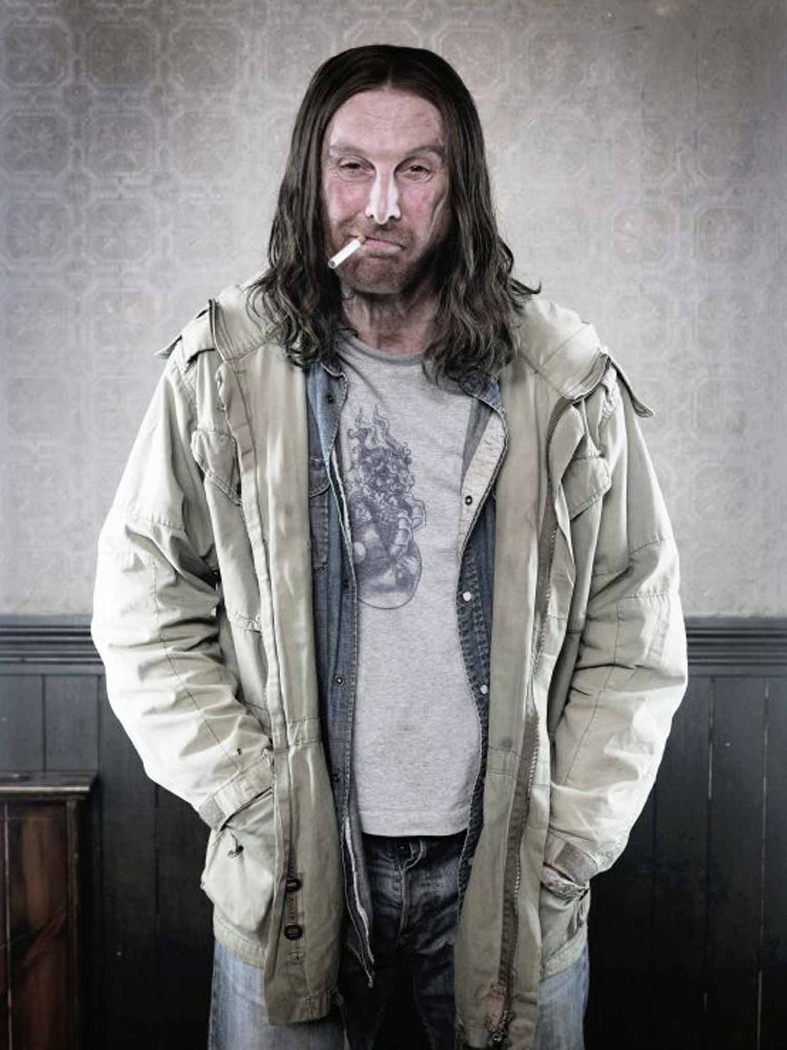 David Threlfall as feckless Frank Gallagher in 'Shameless'