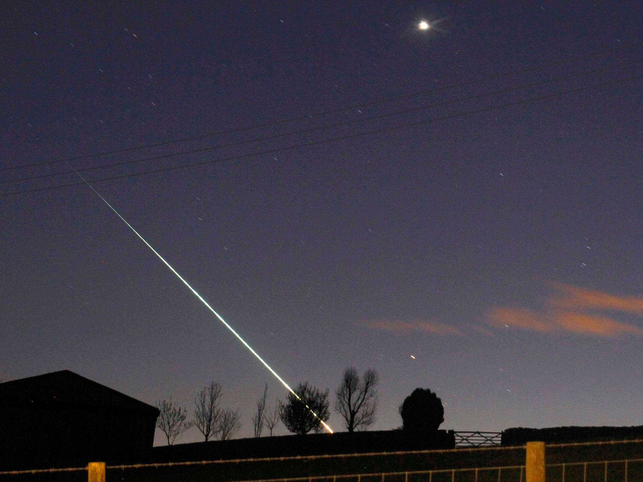 Meteorites regularly pass into the Earth's atmosphere but generally burn up on entry (Ye Aung Thu/AFP/Getty Images)