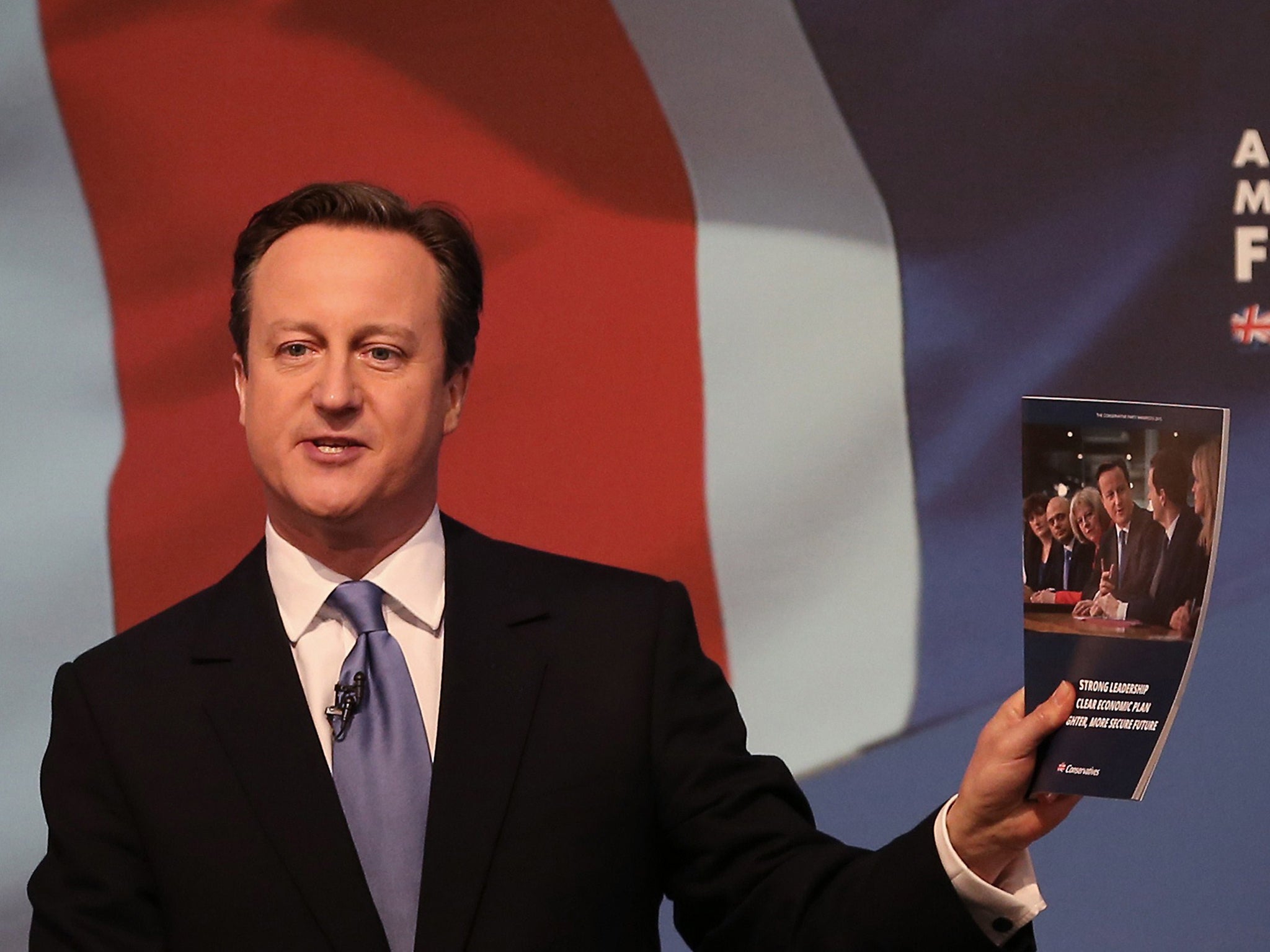 Conservatives: “Strong leadership, a clear economic plan, a brighter more secure future”