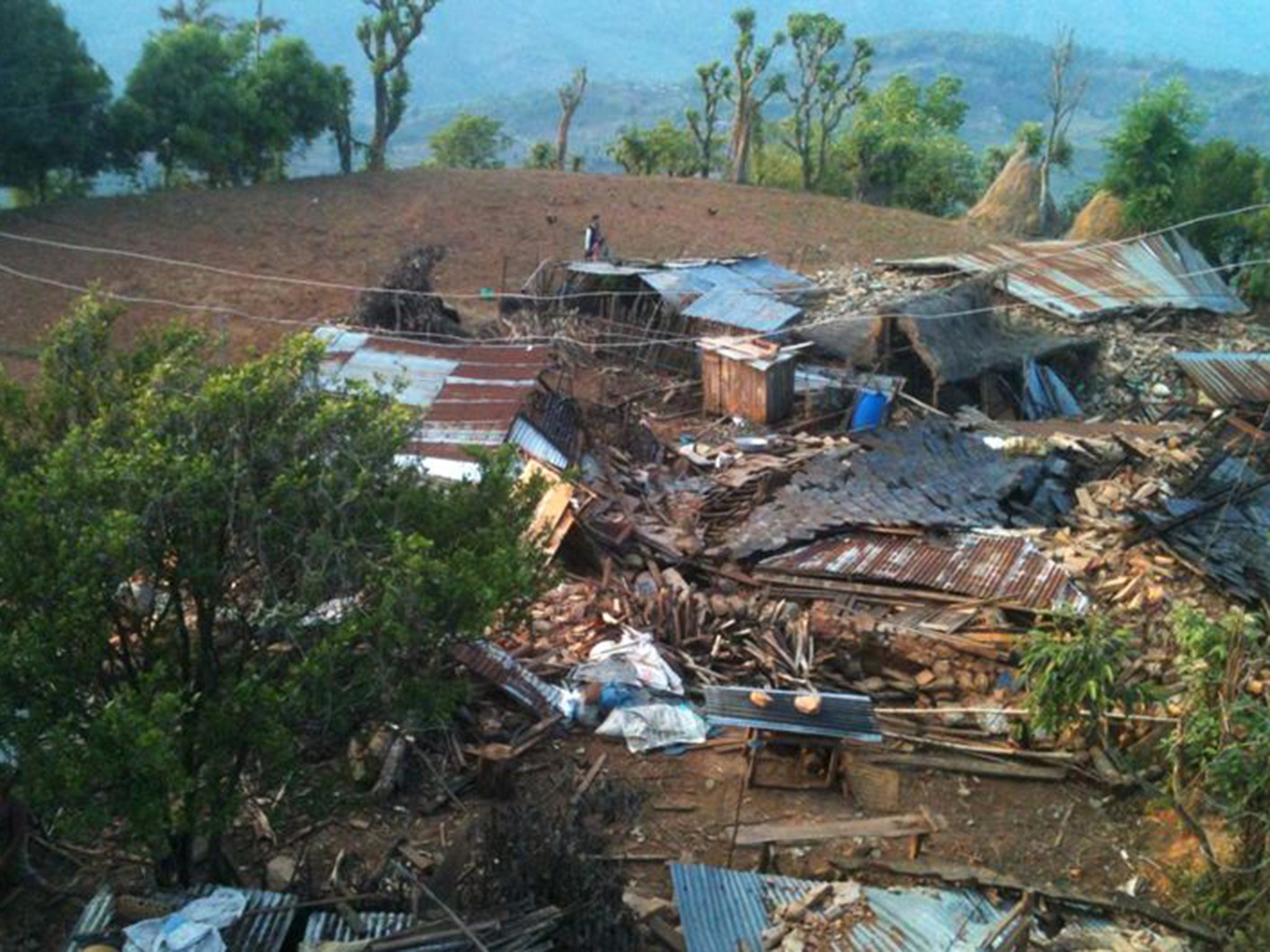 Paslang village in the Gorkha municipality was devastated by the earthquake