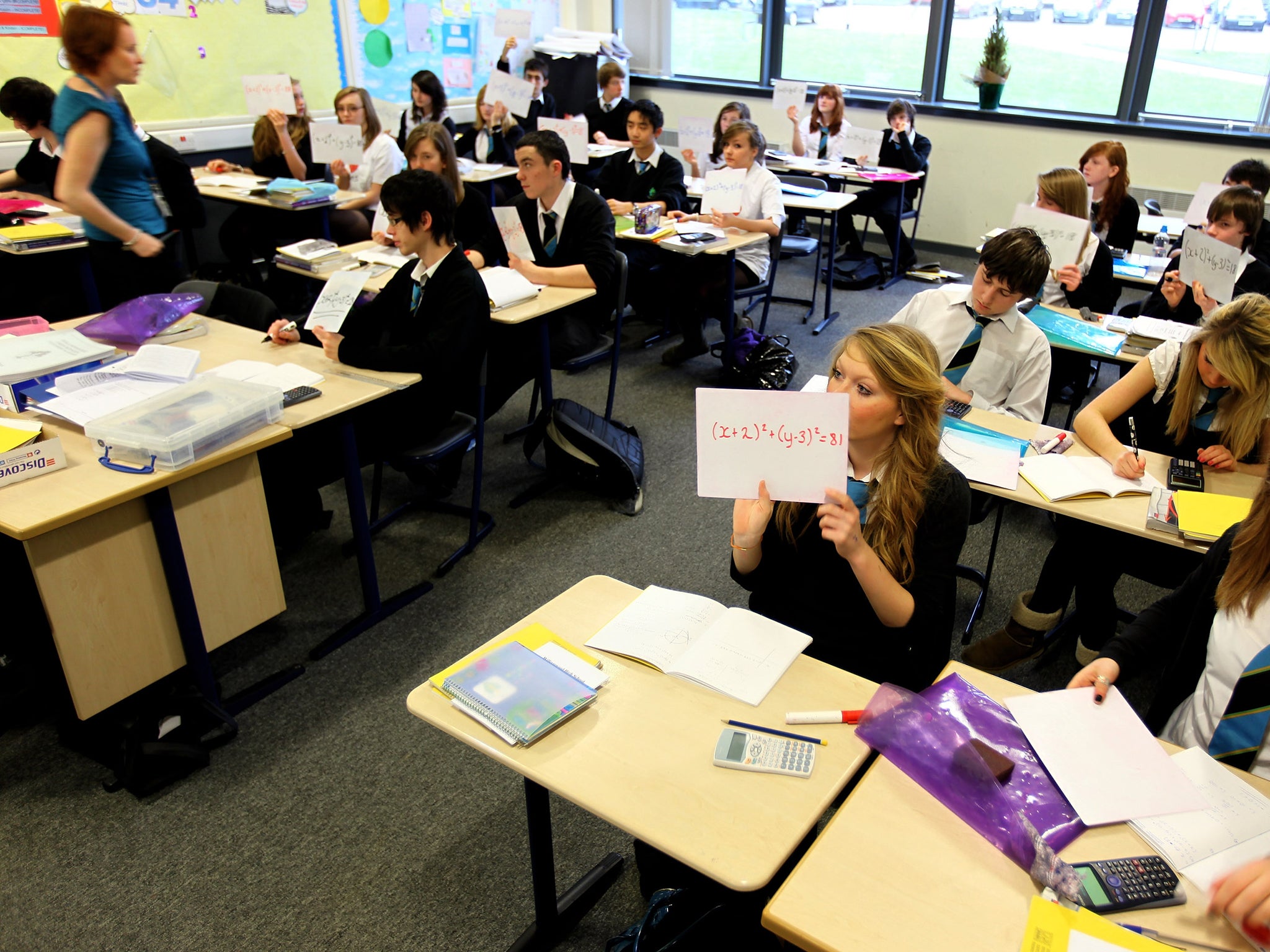 The newly built premises were intended to bring an end to pupils stuck in fuddy-duddy “classrooms”