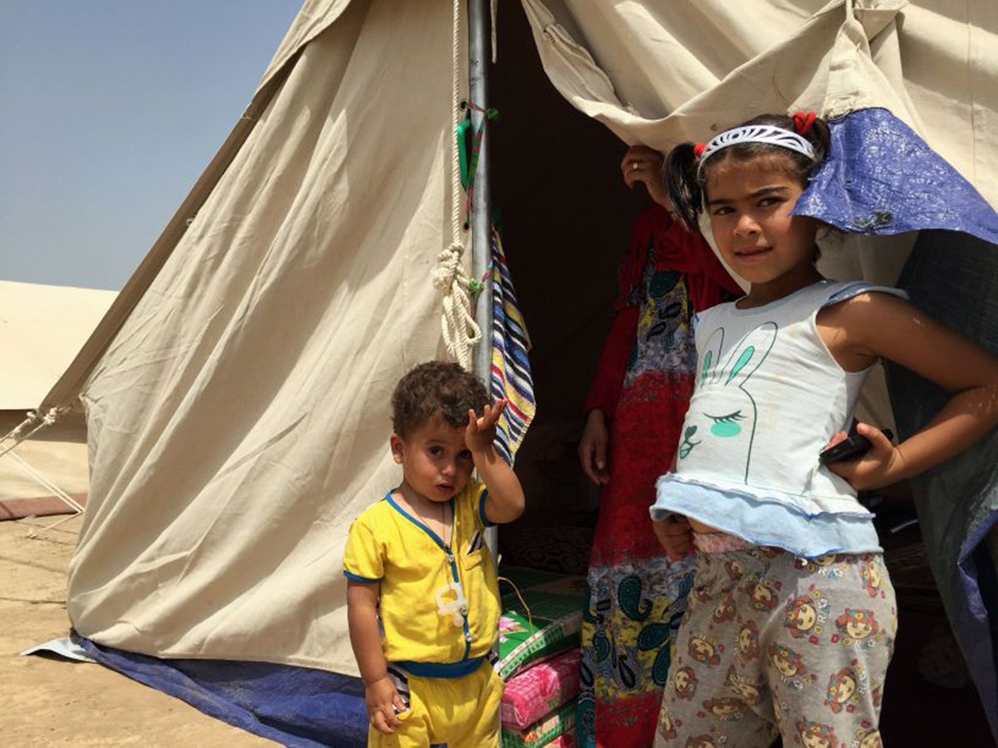 Officials are struggling to accommodate the unexpected influx of displaced people, which comes on top of the 2.7 million already displaced in Iraq since the beginning of last year