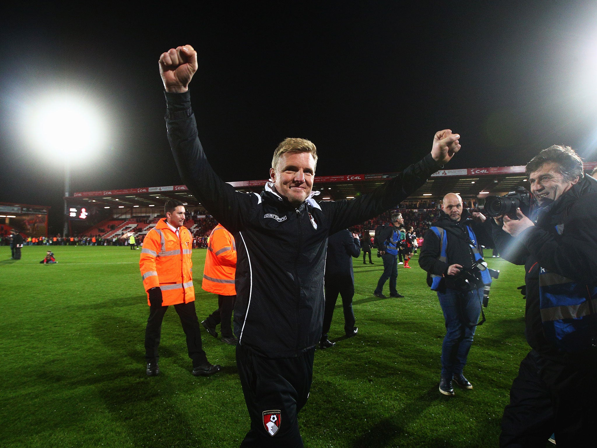 Howe celebrates the promotion