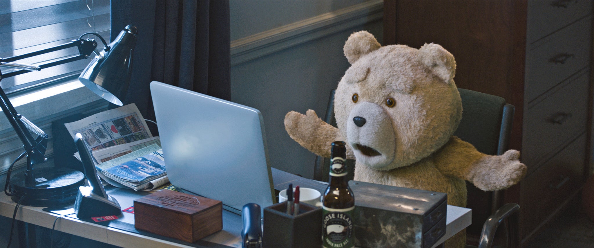 Ted expresses concern with Johnny's alarming porn interests